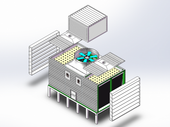 超靜音冷卻塔專用風(fēng)機(jī)